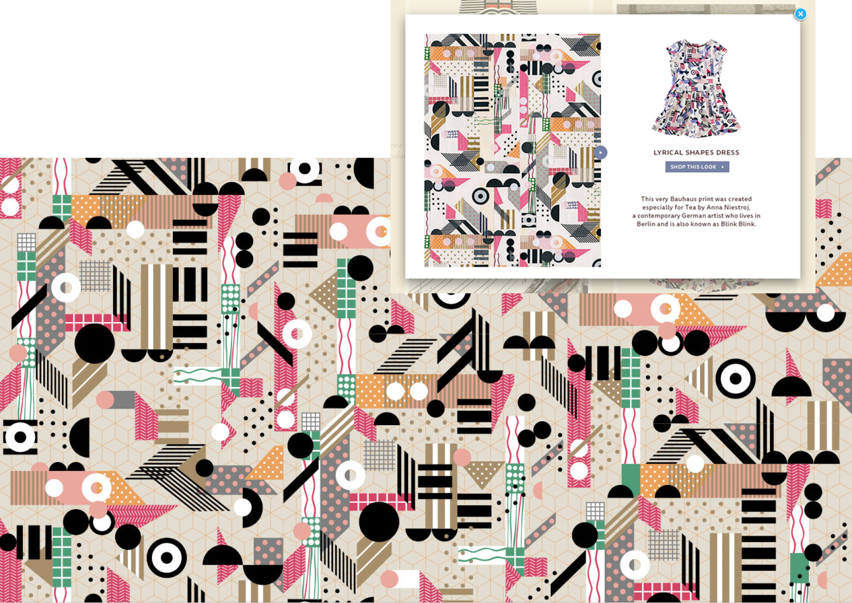 Tea Collection Anna Niestroj - Monster Patterns Pattern Design Studio Berlin Germany Deutschland Muster Design